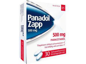 PANADOL ZAPP 500 mg 30 tablettia