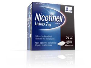 NICOTINELL LAKRITS 2 mg lääkepurukumi 204 fol