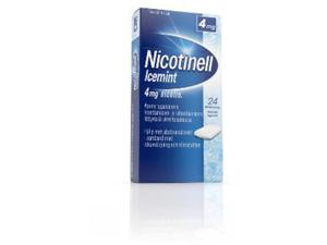 Nicotinell Icemint 4 mg 24 lääkepurukumia