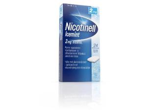 Nicotinell Icemint 2 mg 24 lääkepurukumia