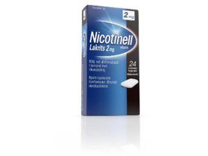Nicotinell Lakrits 2 mg 24 lääkepurukumia