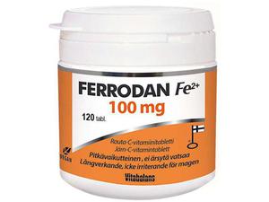 Ferrodan Fe2+ 100 mg 120 tabl