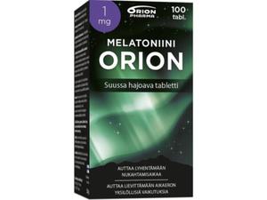 Melatoniini Orion 1 mg Suussa Hajoava 100 tabl