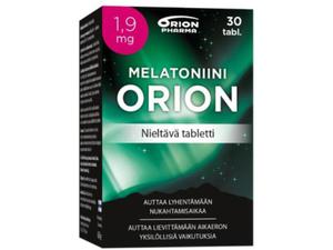 Melatoniini Orion 1,9 mg Nieltävä 30 tabl