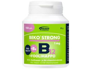 Beko Strong B12+Foolihappo+B6 Purutabl 150 kpl