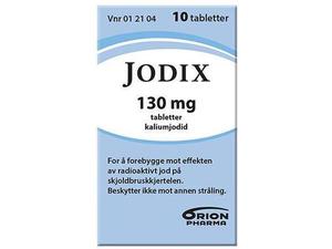 Jodix 130mg tabletter 10stk