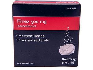 Pinex 500mg brusetabletter 20stk