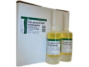 Olje-glyserol NAF rektalvæske 10x150 ml