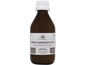 Benzylbenzoat NAF 25 % liniment, emulsjon 250ml