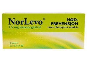 Norlevo 1,5mg tablett 1stk