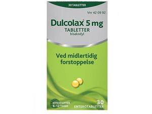 Dulcolax 5mg tabletter 30 stk