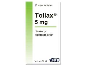 Toilax 5mg enterotabletter 25 stk