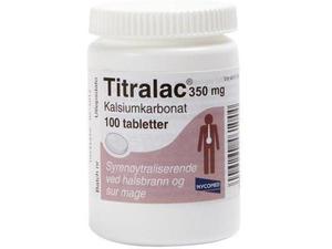 Titralac 350mg tabletter 100stk