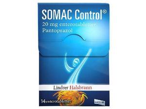 Somac Control 20mg enterotabletter 14stk