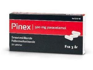 Pinex 500mg tabletter 20stk