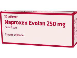 Naproxen Evolan Tabletter 250 mg 20 stk