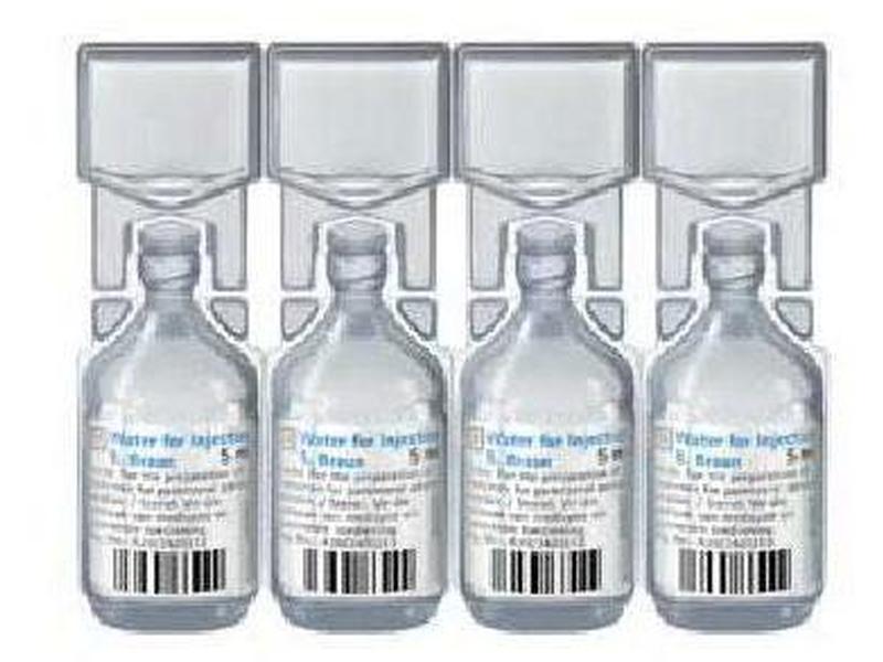 Laveste Pris For Sterilt Vann B.Braun Parenteral Bruk Plastampuller 20x5ml