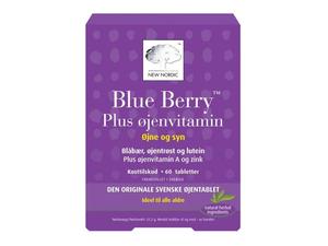 New Nordic Blue Berry pluss Øyenvitamin 60 tabletter