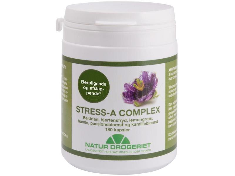 Laveste Pris For Naturdrogeriet Stress A Complex 180 Stk 