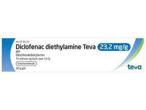 Diclofenac diethylamine Teva 2, 50 gram