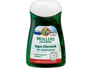 Möller's Pharma ingen ettersmak omega-3 kapsler 80stk