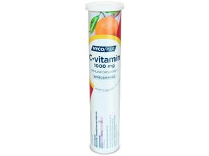 Nycoplus C-vitamin 1000mg brusetabletter appelsin 20stk
