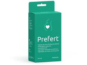 Prefert Vaginal Gel - glidemiddel til deg som vil bli gravid - 8x4 ml