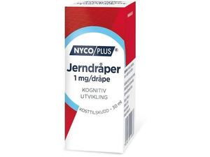 Nycoplus Jerndråper 1 mg/dråpe 30ml