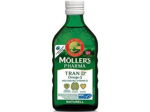 Möller's Pharma tran D+ naturell smak 250 ml