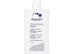Daxxin sjampo mot flass med parfyme 250ml