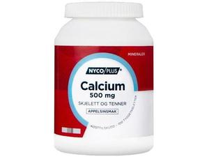 Nycoplus Calcium 500mg tyggetabletter 100stk