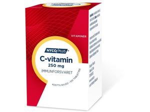 Nycoplus C-vitamin 250 mg tabletter 100stk
