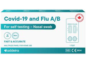 Addeira Covid-19 & Influensa A+B selvtest