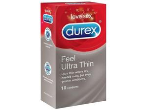 Durex Feel Ultra Thin Kondom 10 stk