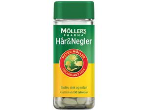 Möller's Pharma Hår & Negler tabletter, 90 stk
