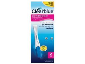 Clearblue Rask Deteksjon graviditetstest 2stk