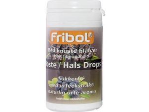 Fribol Hoste/Hals sukkerfrie drops blåbær 60g