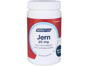 Nycoplus Jern 20 mg tabletter 100stk