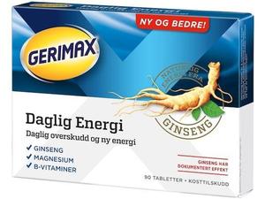 Gerimax Daglig Energi tabletter 90stk