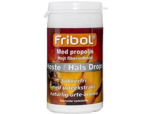 Fribol Hoste/Hals sukkerfrie drops propolis 60g