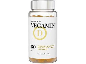 Vegamin D Vegan Vitamin D3 Ananas 60 stk