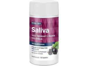 Nycodent Saliva sugetabletter solbær 100stk