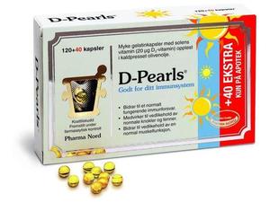 D-Pearls 20mcg 160 kapsler