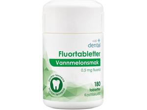 Vidi Dental fluortabletter 0,5 mg Vannmelon 180 stk 