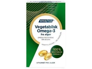 Nycoplus Vegetabilsk Omega-3 fra alger 30kapsler