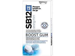 SB12 Boost Tyggegummi Strong Mint, 10 stk