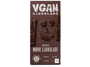 VGAN Mørk Sukkerfri Sjokolade 85% 70 g
