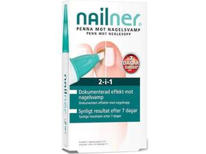 Nailner 2-i-1 penn mot neglesopp 4 ml