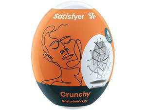Satisfyer Crunchy Masturbator Egg       - Hvit