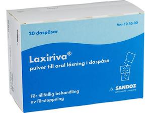 Laxiriva Sandoz Pulver till oral lösning i dospåse 20 st